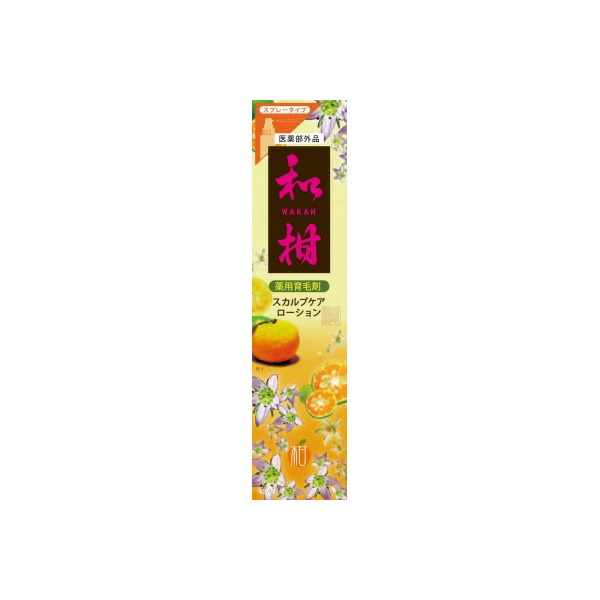 【6個仕掛ける】 薬用育毛剤 和柑スカルプケアローション 吹き付ける印字機 治療薬部外品 三和取り引き 育毛剤・整髪剤