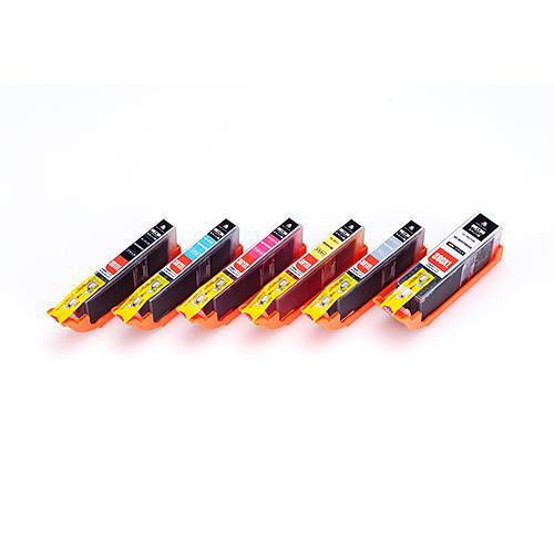 【3個仕掛ける】 カラークリエイション CIC-380381XL6P キヤノン用取り替えっこインキ薬莢 6色仕掛ける