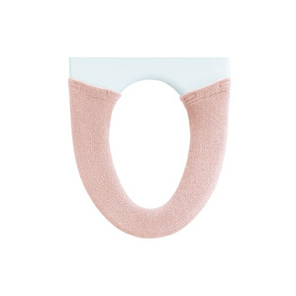 【10個仕掛ける】 オカ (OKA) コクーン 室内用便器便座覆いかぶせる 洗い濯ぎ・暖房装置型専用印字機 サクラ色 (洗い濯ぎ 暖房装置 洗える 編み物 あたたかい 座布団 やわらか)