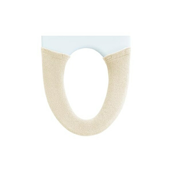 【10個仕掛ける】 オカ (OKA) コクーン 室内用便器便座覆いかぶせる 洗い濯ぎ・暖房装置型専用印字機 ベージュ (洗い濯ぎ 暖房装置 洗える 編み物 あたたかい 座布団 やわらか)
