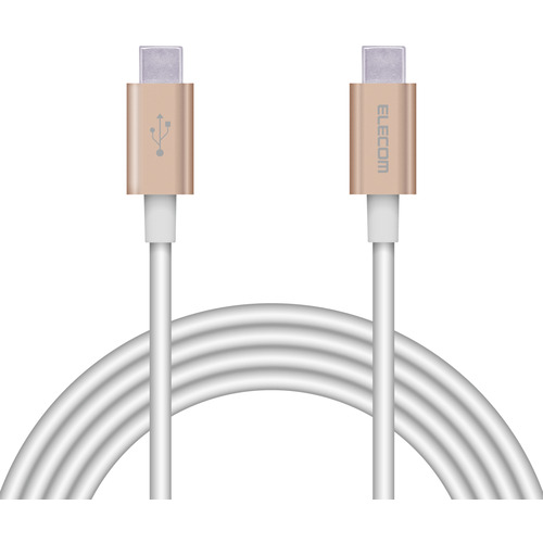 【10個書き割り】 エレコム MPA-CCPS20PNGD USB2.0有線テレビ(C-C、PD相応う、耐久操作手順) 2.0m ゴールド