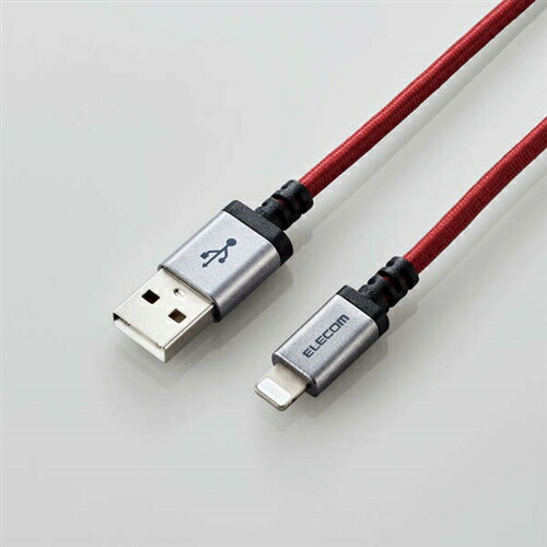 【10個仕掛ける】 エレコム MPA-UALS20RD 高耐久Lightning有線テレビ 2.0m 赤いこと