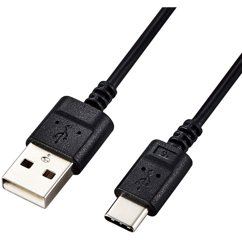 【10個仕掛ける】 エレコム MPA-ACX10BK USB Type-C有線テレビ スマホ用 USB(A-C) 極細 1.0m 黒いこと