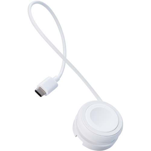 【10個書き割り】 エレコム MPA-AWMCQWH Apple Watch磁気申し受ける有線テレビ 高速道路申し受ける相応う 巻き取り手合い USB Type-C 白いこと MPAAWMCQWH