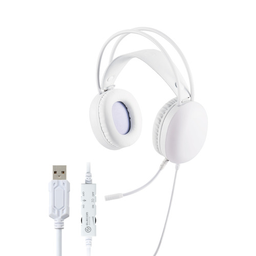 【10個セット】 エレコム HS-G09SUWH LEDハウジングゲーミングヘッドセット(USBモデル)｜むさしのメディア 店