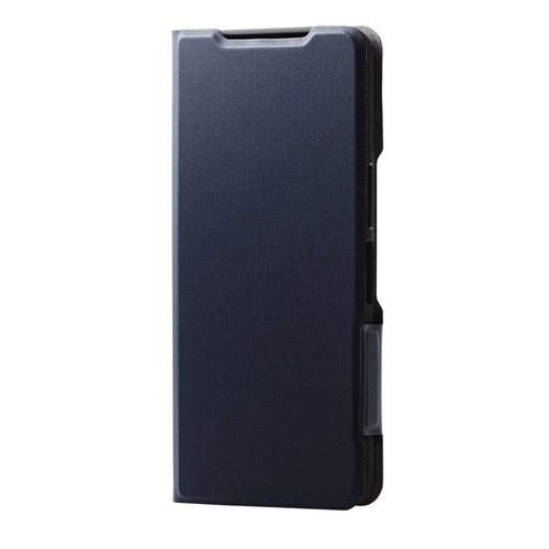 【10個セット】 エレコム PM-F241PLFUNV arrows We2 ( F-52E / FCG02 ) ソフトレザーケース 手帳型 マグネット フラップ UltraSlim ネイビー|むさしのメディア 店