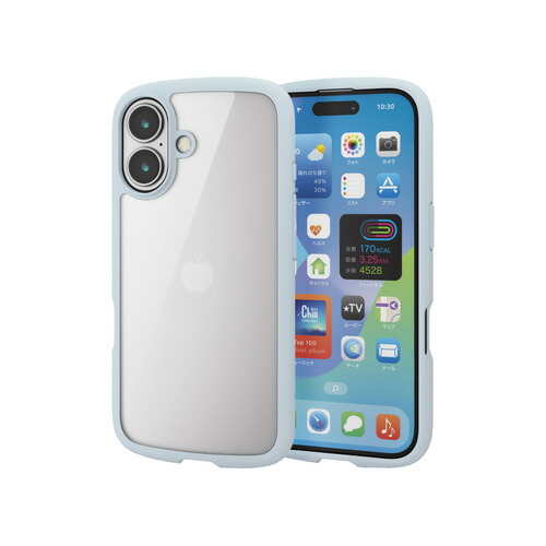 【10個セット】 エレコム PM-A24ATSLFCBU iPhone 16 TOUGH SLIM LITE ハイブリッドケース フレームカラー｜むさしのメディア 店