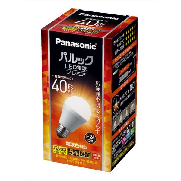 【10個書き割り】 LDA4LGSK4F パルックLED白熱電球割り増し金