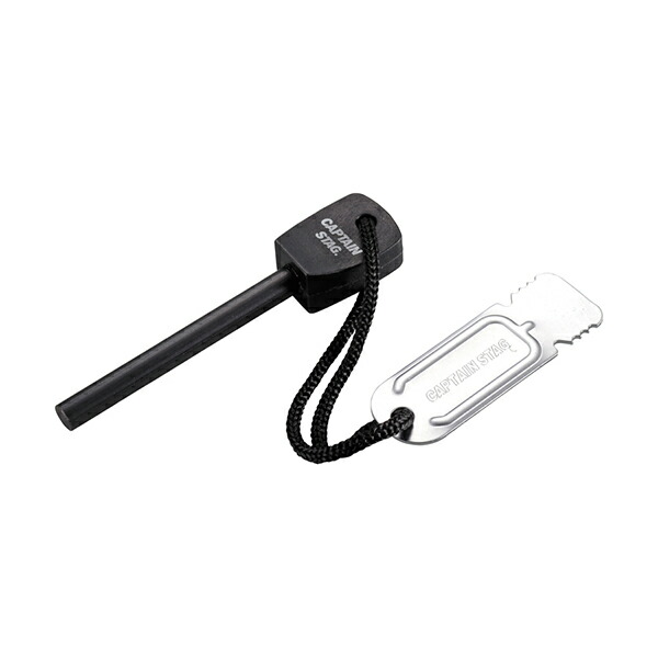 【10個セット】 キャプテンスタッグ ファイヤー スターター UG-3257 （点火棒） 点火棒 アウトドア ソロキャンプ 火起こし 火打ち石 ファイヤースターター 焚き火 バーベキュー 着火 防災 用品 調理用品 パール金属 マグネシウム プレート 災害｜むさしのメディア 店