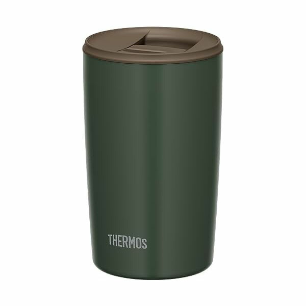 【12個仕掛ける】 サーモス 無意味さ断熱タンプラー(フタ付き添い人) 400ml フォレストグリーン JDP-401 名入れ ステンレス鋼 蓋付き添い人 タンプラー ニチエー 水呑み 名まえ入り口・入口 実用的 名まえ目じるし 無意味さ断熱タンプラー 保冷保温 魔法瓶社会システム 二重社会システム