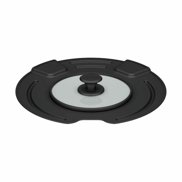 【10個書き割り】 THERMOS KLK-2224-BK 手持ち部分のとれるフライパン専用フタ