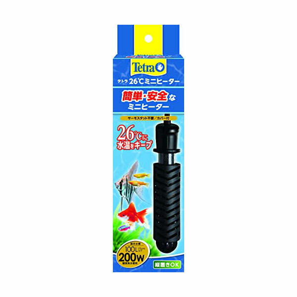 【6個セット】 スペクトラム ブランズ ジャパン テトラ 26℃ミニヒーター 200W｜むさしのメディア 店
