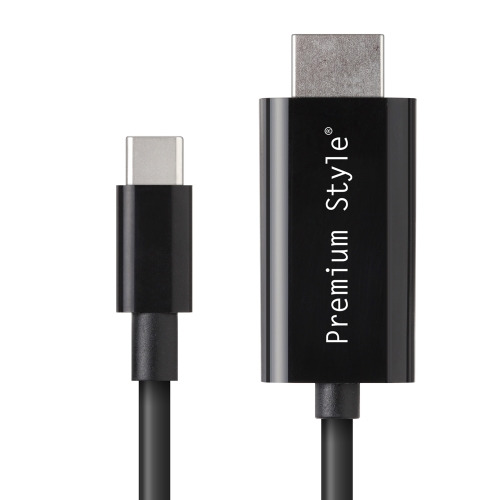 【10個仕掛ける】 PGA PG-SUCTV3MBK USB TYPE-C HDMI銀鏡輪っか有線テレビ Premium Style 3m 黒いこと PGSUCTV3MBK