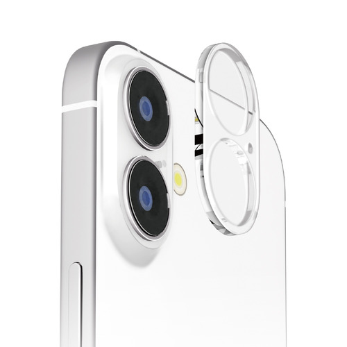 【10個書き割り】 PGA PG-24ACLG15CL iPhone 16/16 Plus用 カメラフルプロテクター [盛りだくさんせつ然たる] Premium Style