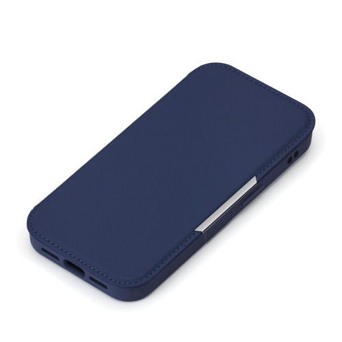 【5個仕掛ける】 PGA PG-25KGF06NV iPhone 16e用 ガラスフリップケース サフィアーノ調  米国海軍