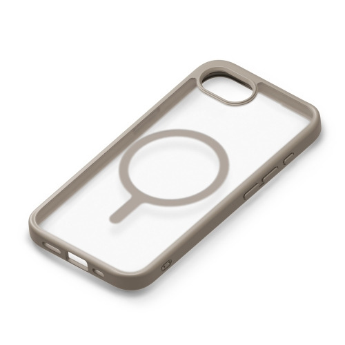 【5個仕掛ける】 PGA PG-25KMH04BE iPhone 16e用 MagSafe相応う 変わり種入れもの  引っ敷きベージュ スマートフォン・タブレット-ケース・カバー