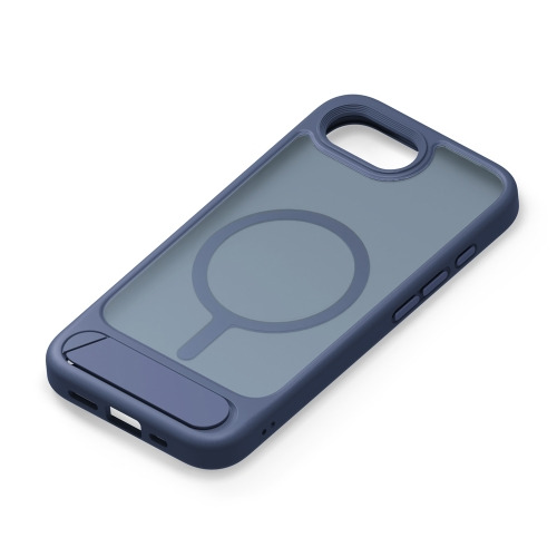 【5個仕掛ける】 PGA PG-25KMH12NV iPhone 16e用 MagSafe相応う 照明ランプ付変わり種入れもの  マットネイビー