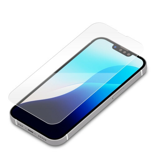 【10個セット】 PGA PG-25KGL06SCL iPhone 16e/14/13/13Pro兼用 液晶全画面保護ガラス 0.15mmスリムガラス 高透明|むさしのメディア 店