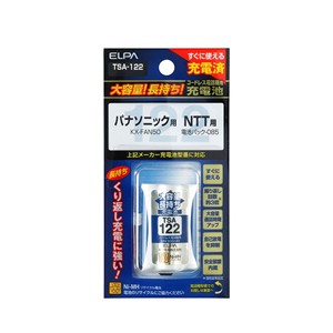 【5個セット】 ELPA TSA-122 電話子機用充電池｜むさしのメディア 店