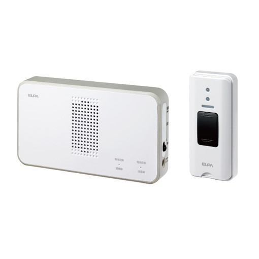 【5個仕掛ける】 朝日電器 ELPA EWS-S5030 無線電話鐘 押し名取り草仕掛ける 白いこと