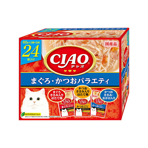 【6個仕掛ける】 いなば愛玩動物ボンネット CIAO 合切袋 まぐろ・かつお多種多様さ 40g×24袋 ささみ多種多様さ 贅沢さ多種多様さ まぐろ多種多様さ キャットフード ちゅーる エクプラ特選 バラエティパック 猫用ボンネット 国産ボンネット 猫ボンネット 水分付け足し 愛玩動物設備 厳選原材料