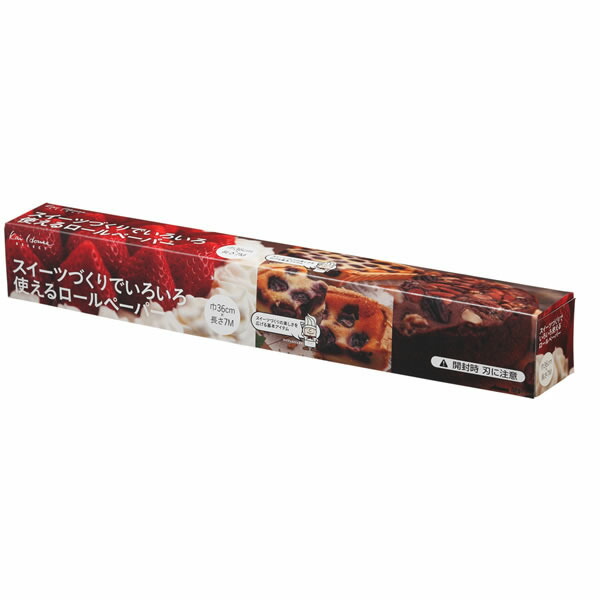 【10個書き割り】 貝印 御菓子造営 煮炊き調査報告 ロールペーパー36cm×7m巻 kai House SELECT DL-6300 ロールペーパー 製菓 手作り 敷紙 揚げ物 日装置 スイーツ 勝手もと装置 バレンタイン 国産 西洋菓子造営 使い分かりやすい