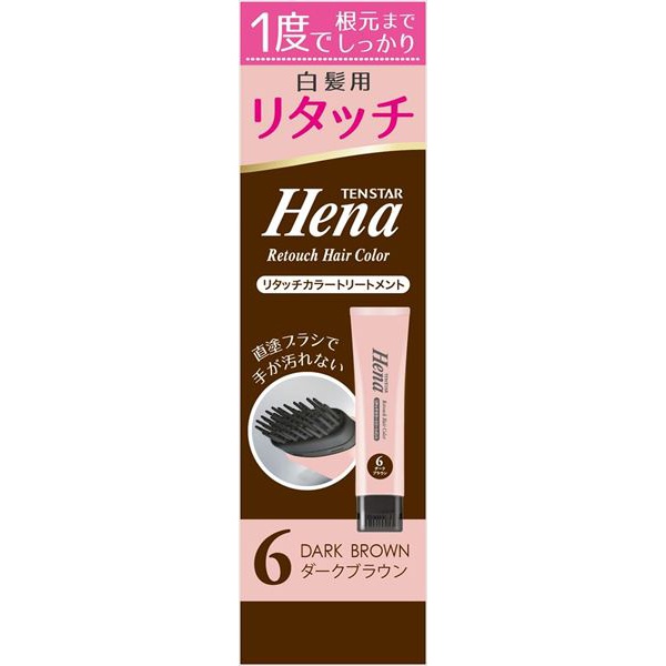 【72個書き割り】 テンスターヘナ リタッチカラートリートメント 暗然たる赤銅色
