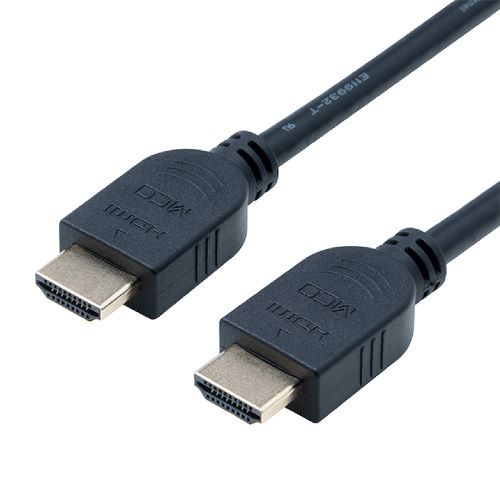 【5個書き割り】 ナカバヤシ HDC-PM020BK Premium HDMI有線テレビ 2m 4Kテレビ受像機相応う 黒いこと