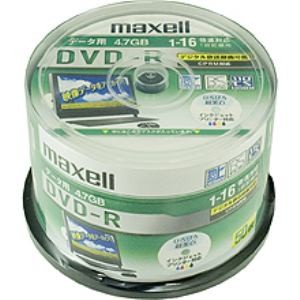【10個セット】 マクセル DRD47WPD.50SP データ用16倍速対応DVD-R 4.7GB 50枚パック