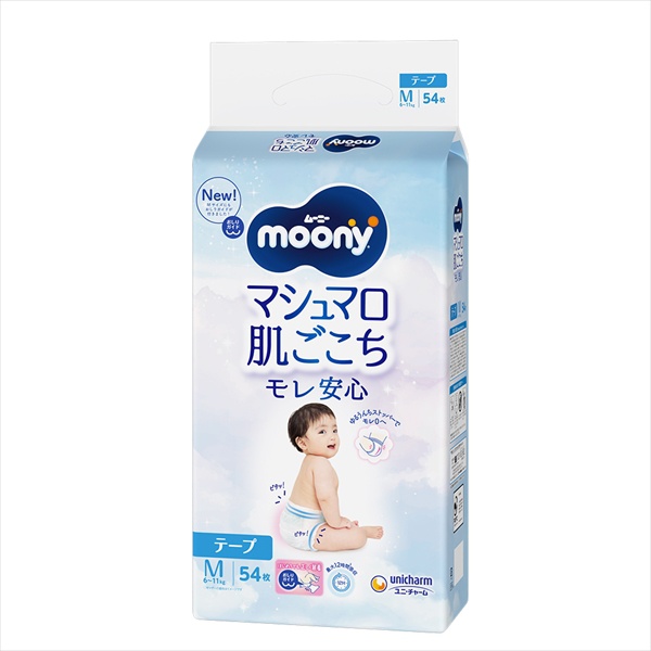 【4個セット】 ムーニーマシュマロ肌ごこちモレ安心M｜むさしのメディア 店