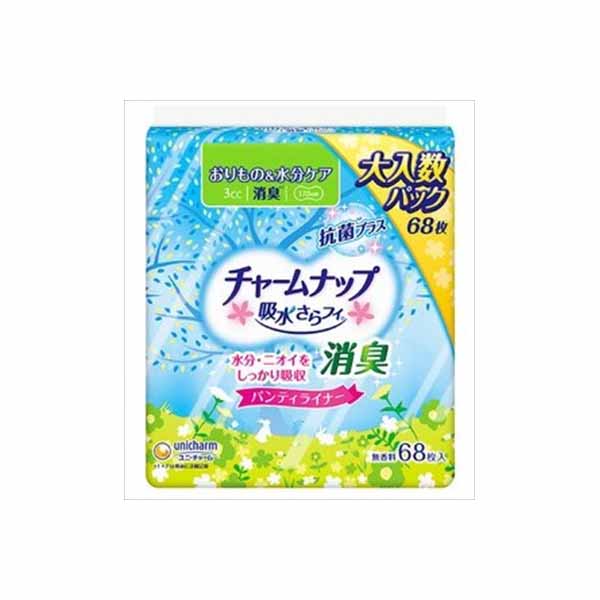 【18個セット】 チャームナップ吸水さらフィパンティライナー消臭タイプ68枚 生理用品｜むさしのメディア 店