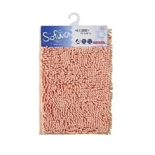 【20個セット】 山崎産業 マイクロファイバー バスマット ソフワ 50×80cm ピンク 風呂用品 風呂 バス用品 ソフワバスマット バスローブ タオル お風呂マット 吸水 速乾 脱衣所 洗面所 吸水速乾 ホワイトデー マット 足ふき お風呂場 コンドル|むさしのメディア 店