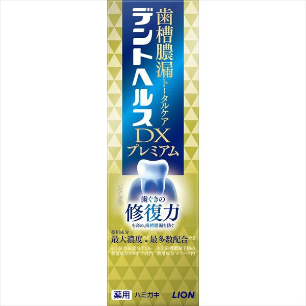 【10個書き割り】 デントヘルス薬用ハミガキDX割り増し金 90g