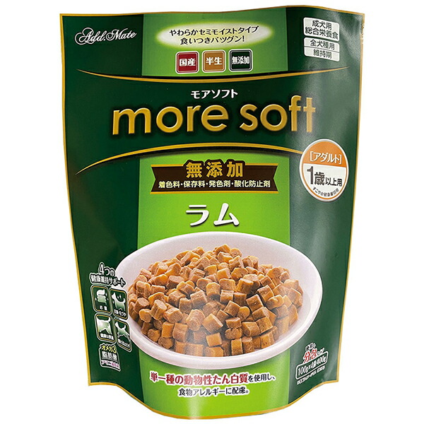 【6個仕かける】 ペティオアドメイト more soft 子ヒツジ成年者 400g アドメイト 犬用ボンネット 愛玩動物ボンネット ドッグフード 割り増し金 取り入れる栄養物食 老いらく犬 意気地無し 犬機材 セミモイスト 日本産 成年者 飼い犬 国産 無つけ加える 飼い犬 成犬 年がしら ボンネット 厳選原材料 ドッグフード-犬用品-ペット・ペットグッズ