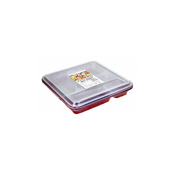 【15個書き割り】 大和物産 feeling ディッシュ容器に並べる 角 大間仕切り付 3組入 気味合い 使い捨て弁当箱 持ち帰り でき事 祝い事 祝い事 テイクアウト 競技大会 大きめ 使い捨て容れもの 食料雑貨類容れもの ボンネット容器に並べる 弁当 飲食店 白いことデー