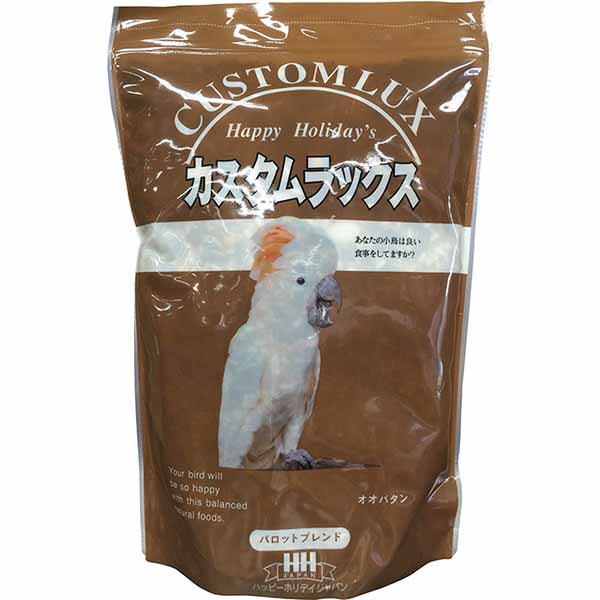 【6個セット】 ピーツーアンドアソシエイツ カスタムラックス パロットブレンド 2.5L ドライ 鳥 全成長期 H・H・J ハッピー・ホリデイ・ジャパン ハッピーホリデイジャパン ピーツー・アンド・アソシエイツ ハッピーホリデイ 洋鳥フード インコ オウム 厳選素材｜むさしのメディア 店