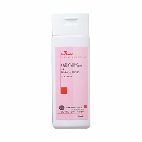 【6個仕掛ける】 昭和舎密学 ドッグラックコンディショナーインシャンプーピンクグレープフルーツ 220ml