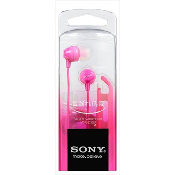 【50個セット】 ヘッドホン MDR-EX15LPPI ピンク 1個｜むさしのメディア 店