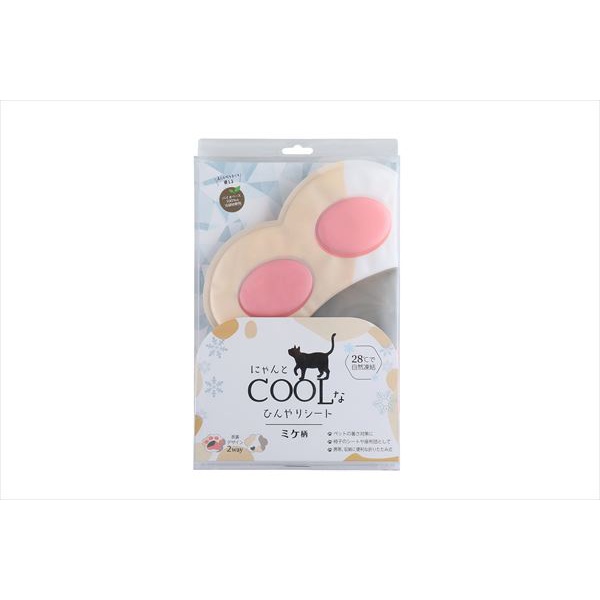 【30個セット】 にゃんとクールなひんやりシート ミケ柄｜むさしのメディア 店