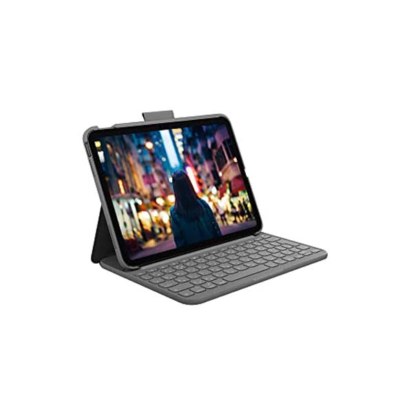 ロジクール SLIM FOLIO(iPad 第10世代用) ケース 薄型 ワイヤレス 一体型 キーボード 高品質|むさしのメディア 店