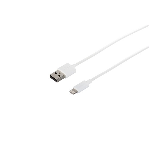 【10個書き割り】 緩衝装置置き目 BSIPC11UL20TWH iPone／iPad相応う USB2.0有線テレビA to Lightning MFi公許 2.0m 白いこと