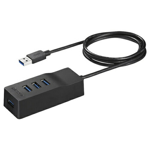 【10個書き割り】 緩衝装置置き目 BSH4A310U3BK USB3.0セルフパワーハブ 上挿し／4界面手合い 磁石付 黒いこと