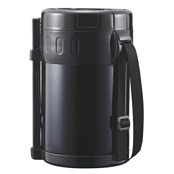 【12個書き割り】 タフコ スタイラス 昼食会ジャー 2.0L 黒いこと F-2473 保温弁当箱 昼食会ボックス席 保温 あったかごはん 大電気容量 昼めし ごはん 召し上がる