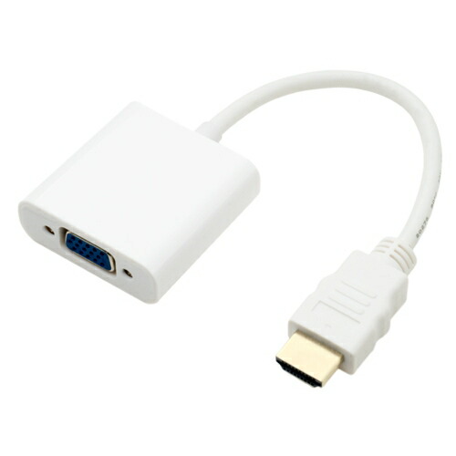 【10個仕掛ける】 ミヨシ HDA-DS01／WH HDMI-Dsub取り替えっこアダプター 白いこと