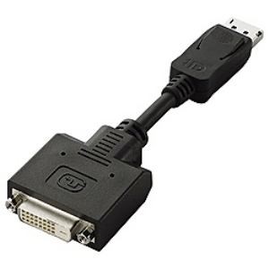 【3個書き割り】 エレコム AD-DPD-BK DisplayPort－DVI 取り替えっこアダプター 黒いこと
