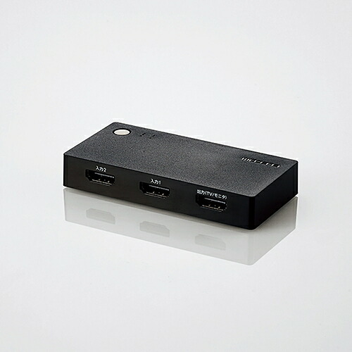 【10個セット】 エレコム DH-SWL2BK HDMI切替器 2ポート｜むさしのメディア 店