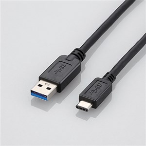 【10個セット】 エレコム USB3-AC10BK USB3.1ケーブル(A-TypeC) ブラック 1.0m｜むさしのメディア 店