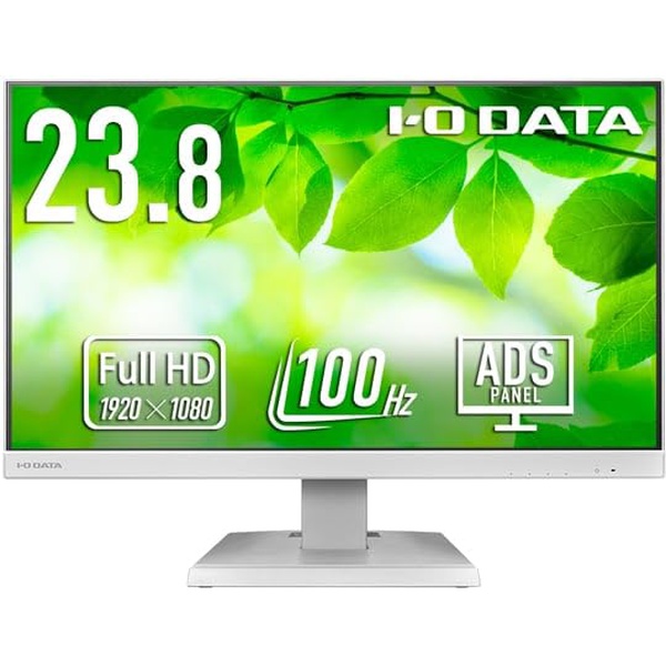 アイ・オー・データ機器 LCD-C242SDW ｢5年引き受ける｣USB Type-C(R)積み上げる 液晶見せびらかす 23.8型 白いこと