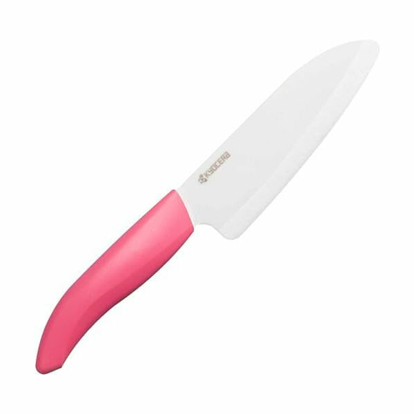 【10個仕掛ける】京セラ バイオ脂 手持ち部分 陶芸 まかない方 軽々しく かん高く キレイに切れる 三徳 小 14糎 手ごわいから鋭さが長く続く サビない原料品 食洗機 除菌漂白剤 聞き入れる 牛刀 中華 惹きつけるサクラ色 FKB-140CPK 高品質