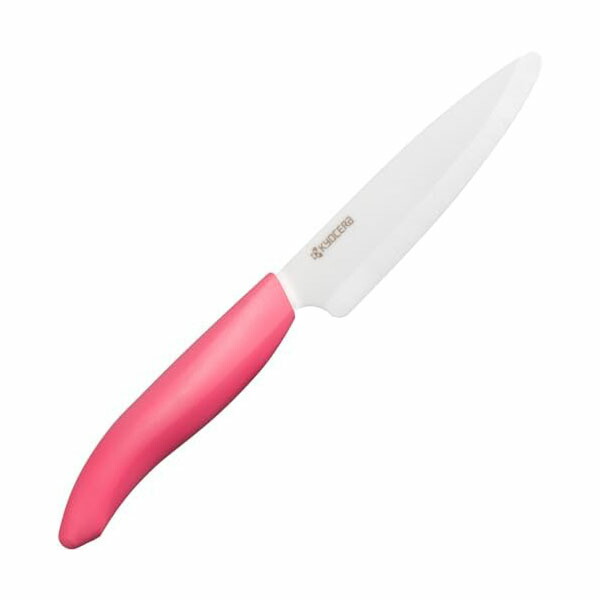 【10個仕かける】京セラ バイオ脂 手持ち部分 陶器 まかない方 軽んじて かん高く キレイに切れる ペティ 11糎 手ごわいから鋭さが長く続く サビない原料品 食洗機 除菌漂白剤 差しゆるす フルーツ 引きつけるさくら色 FKB-110CPK 高品質